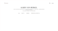 Desktop Screenshot of karinvanberkel.com