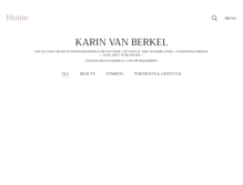 Tablet Screenshot of karinvanberkel.com